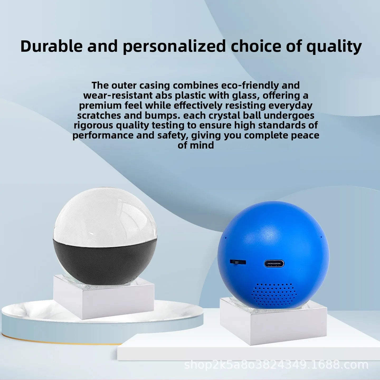 DIY Custom Photo Video Player 3D Smart LED Crystal Ball Display Basic&WiFi Version Unique Home Decor Gift Birthday Holiday Prese