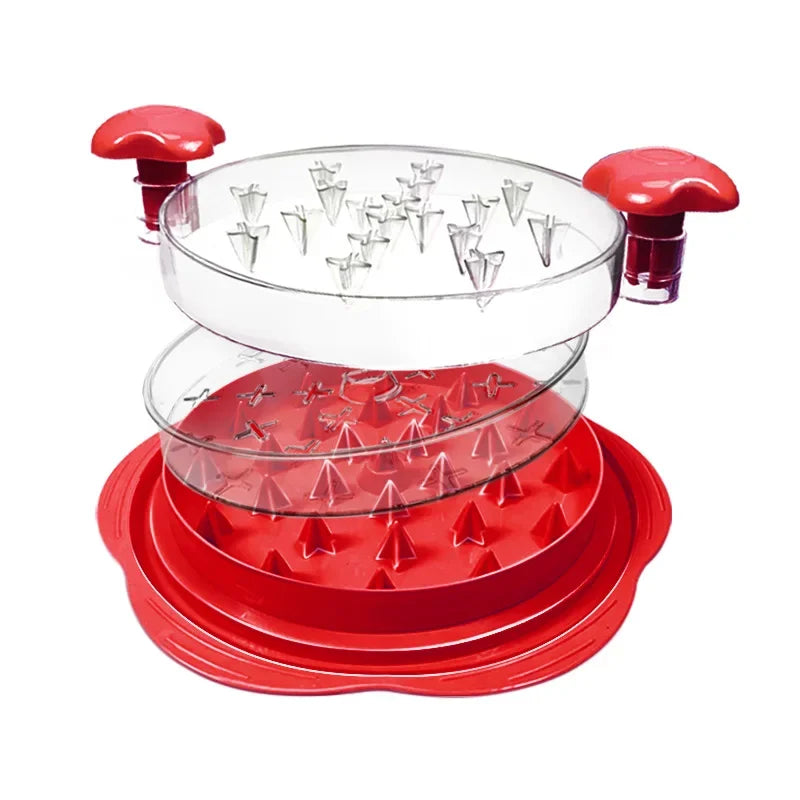 Chicken Chopper Chicken Chopper with Transparent Dsplay Cover Non-slip Base Suitable for Dishwasher Meat Shredder