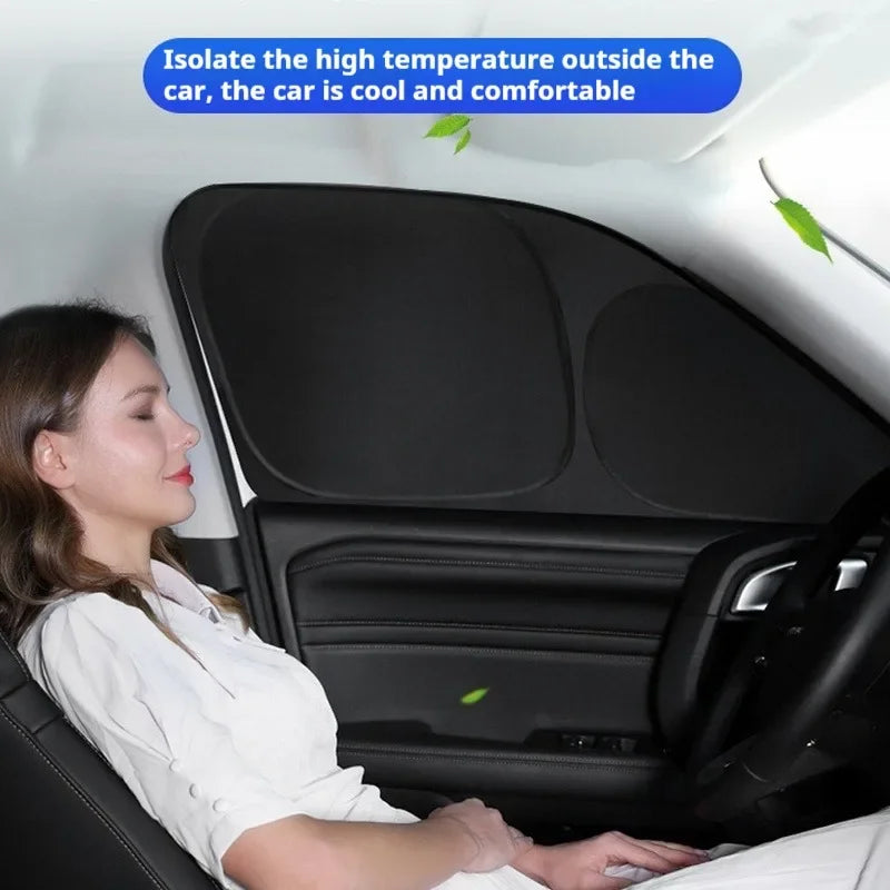 Custom Full Cover Car Window Sunshade For Mercedes Benz GLE W167 2018 - 2024 Privacy Blind Curtain Front Windshield 2020 2022