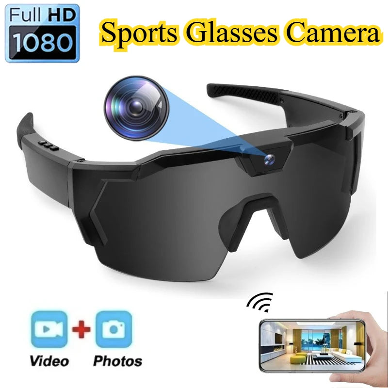 NEW HD Video Glasses Action Camera  Sunglasses Smart Glasses Sports Glasses Outdoor Bicycle Motorcycle Driver Recorder Walk Cam