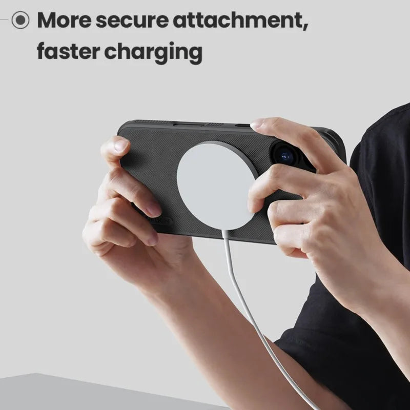 For iPhone 17 Case NILLKIN Fitted Case Magnetic Super Frosted Shield Matte PC Cover For iPhone 17