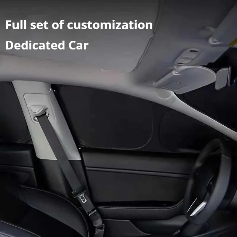 Custom Full Cover Car Window Sunshade For Mercedes Benz GLE W167 2018 - 2024 Privacy Blind Curtain Front Windshield 2020 2022