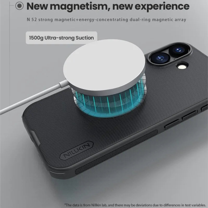 For iPhone 17 Case NILLKIN Fitted Case Magnetic Super Frosted Shield Matte PC Cover For iPhone 17