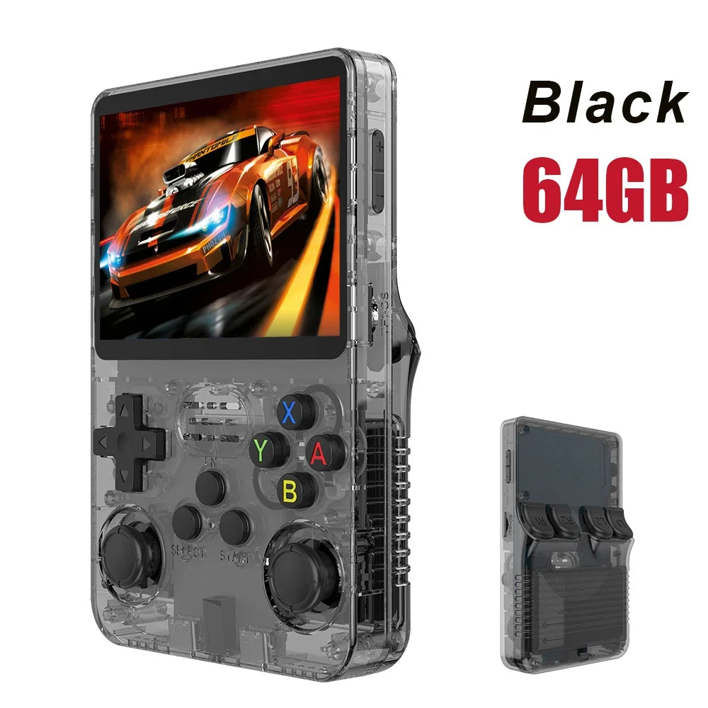 R36 Retro Handheld Video Game Console Linux System 3.5 Inch IPS Screen Portable Pocket Video Player 64G 128GB Games Boy Gift