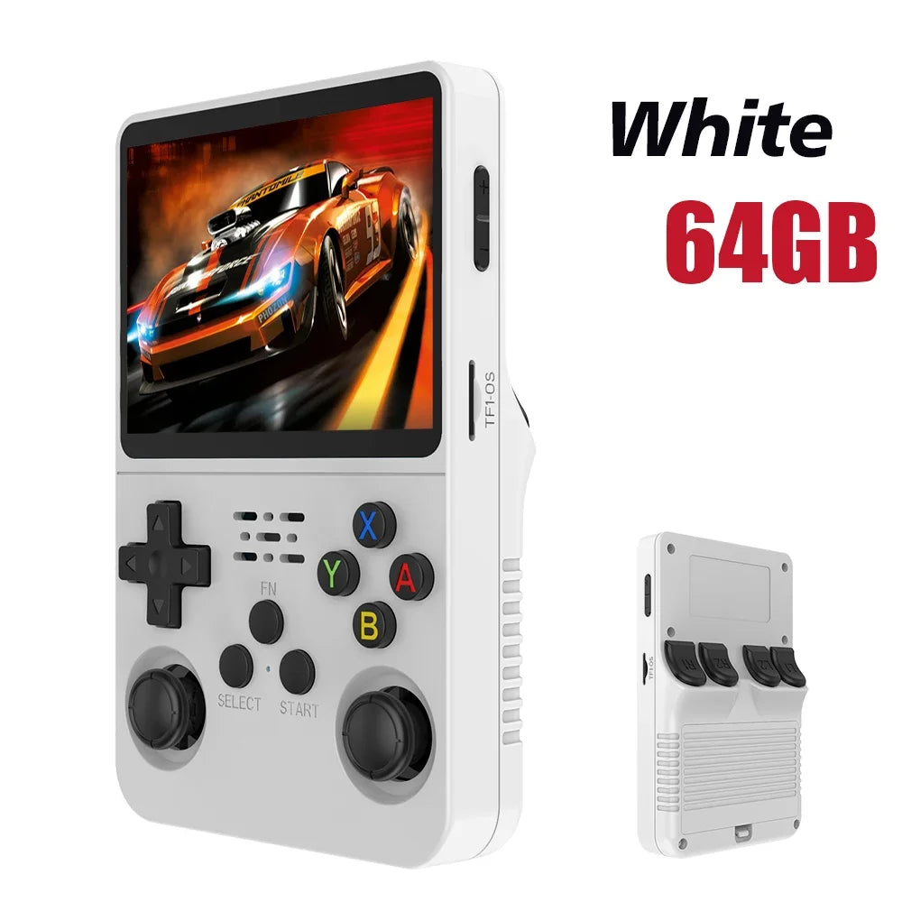 R36 Retro Handheld Video Game Console Linux System 3.5 Inch IPS Screen Portable Pocket Video Player 64G 128GB Games Boy Gift