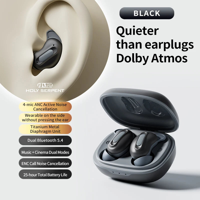 Xiaoyou In-Ear Bluetooth Headphones with Active Noise Cancellation, Specialized for Sleep