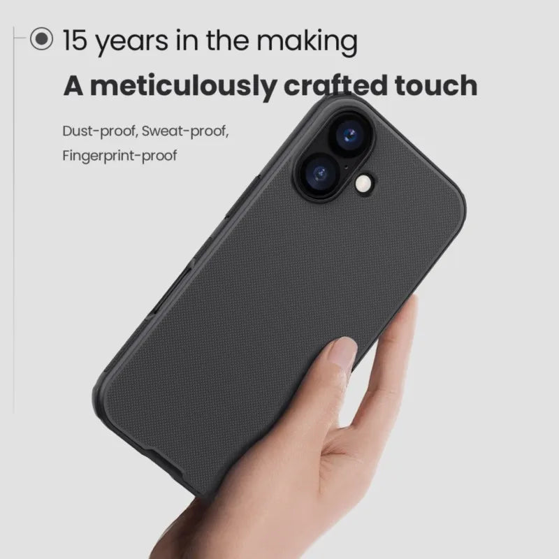 For iPhone 17 Case NILLKIN Fitted Case Magnetic Super Frosted Shield Matte PC Cover For iPhone 17