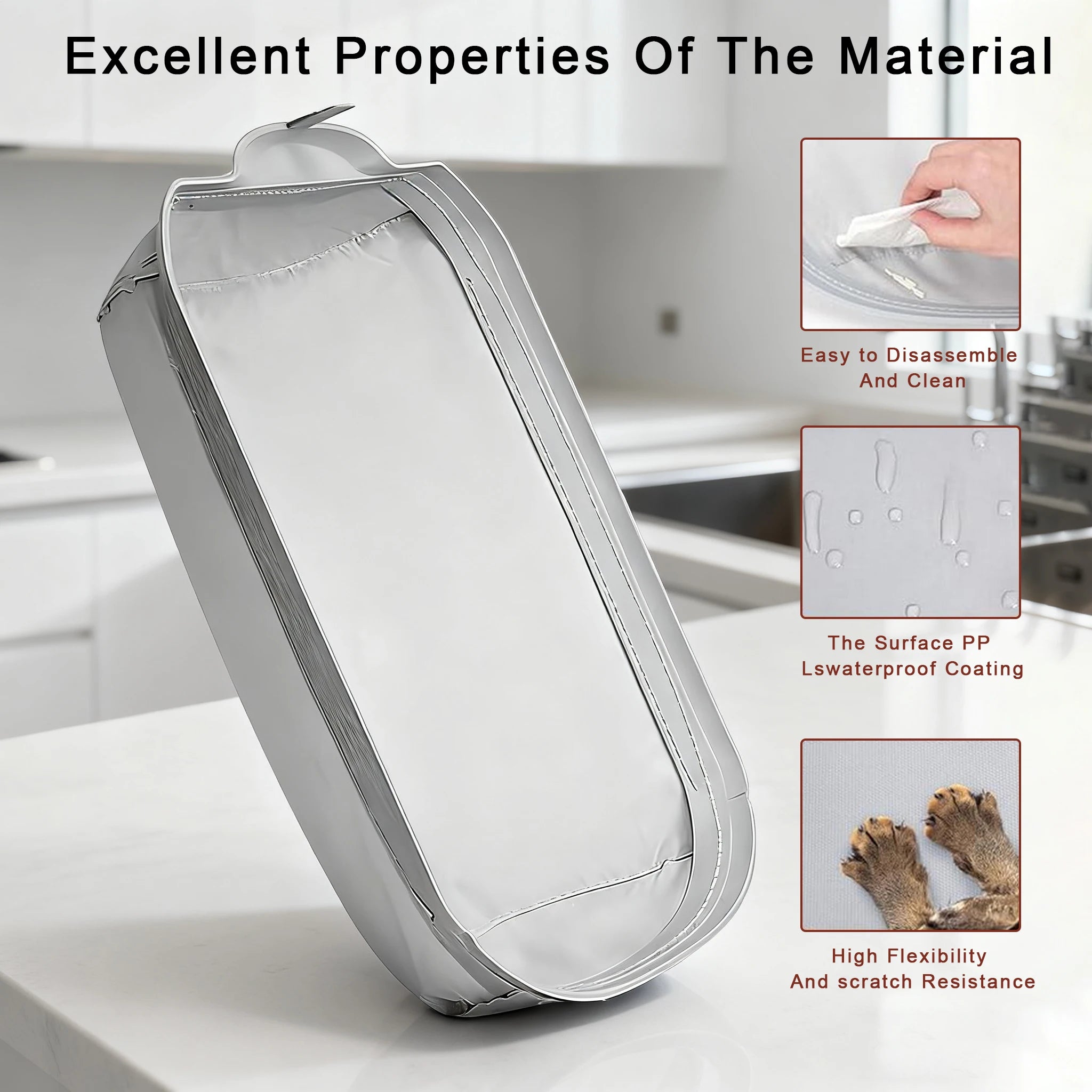 Automatic Cat Litter Box Replace Accessories Soft Fabric Liner  Smart Cat Litter Box Accessories Soft Mat Removable Liner