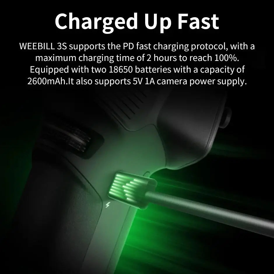 ZHIYUN Official Weebill 3S Camera Gimbal Stabilizer 3-Axis Handheld for DSLR Mirrorless Cameras for Sony Canon Panasonic Nikon