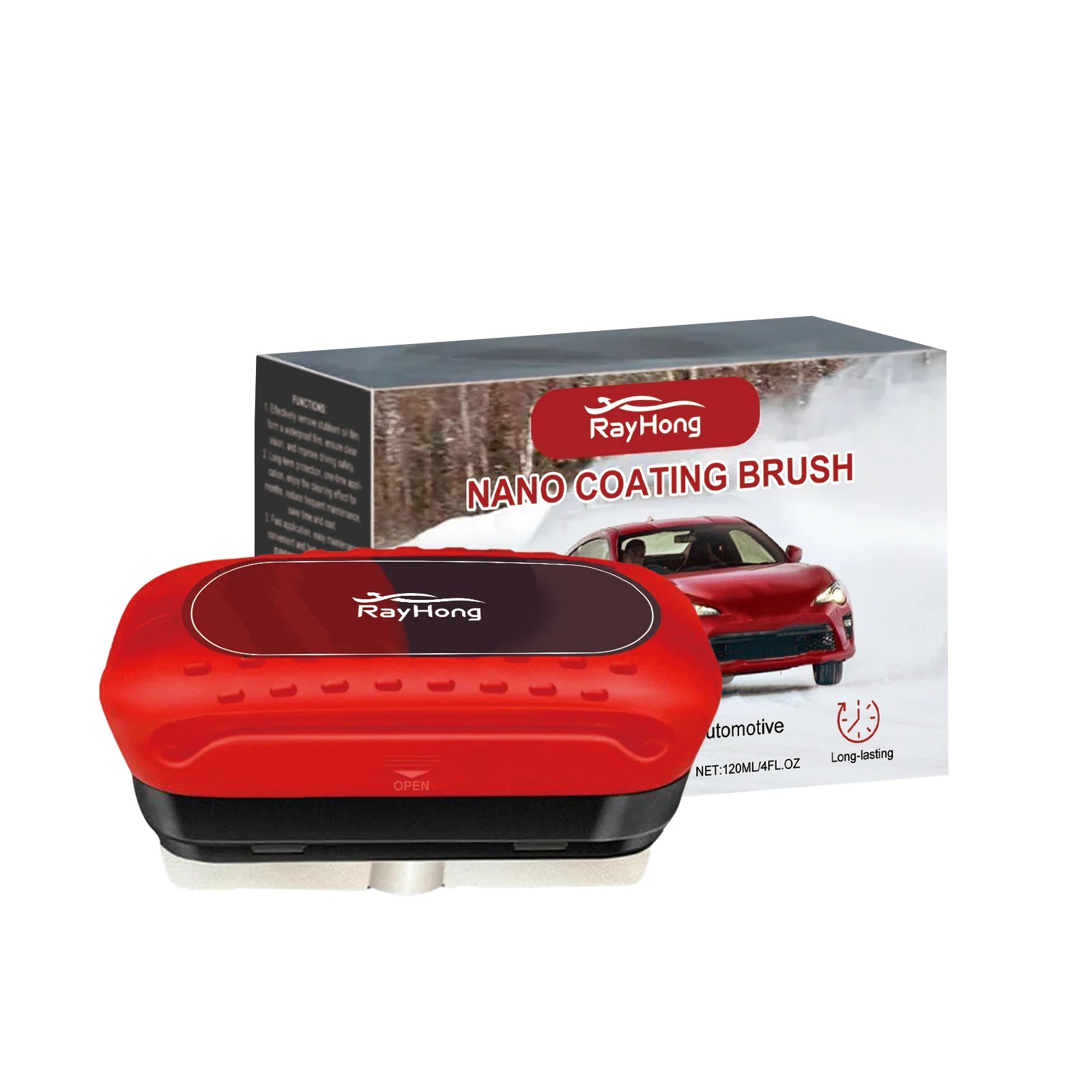 Nano Coating Car Brush, Waterproof Windshield Cleaner Tool, Streak-Free Auto Glass Scrubber, Detailing Brush For Car Windows Car