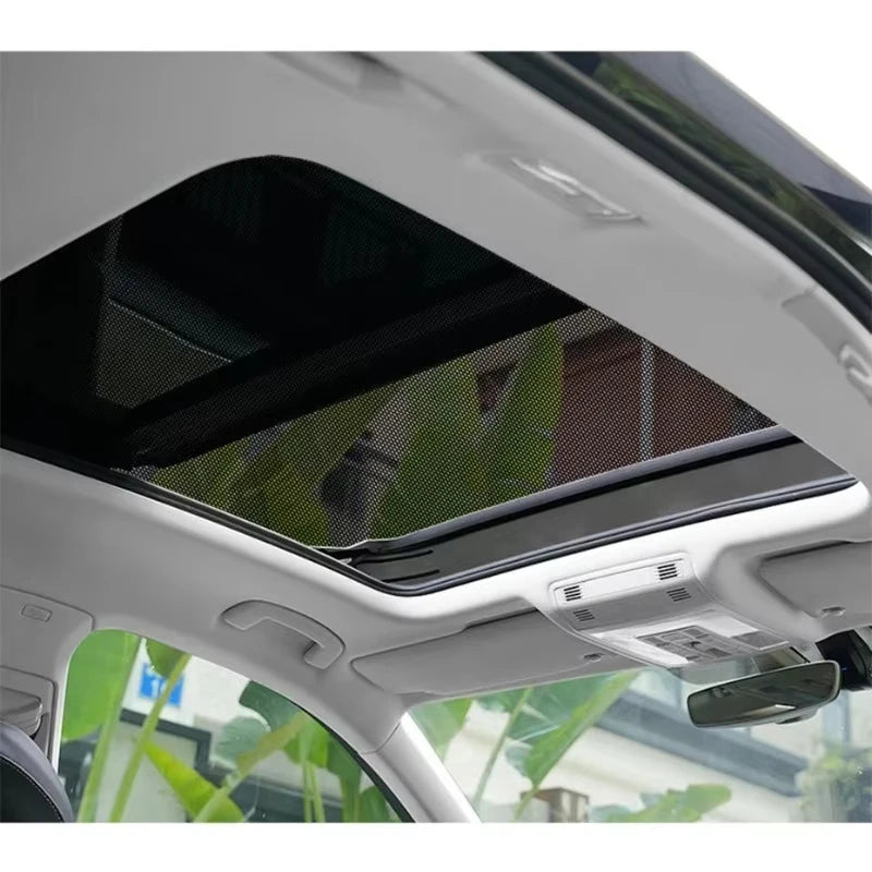 Car Magnetic Car Sunroof Cover, Breathable Mesh Ventilation Nylon Roof Netting for Mosquito and Insect Protection